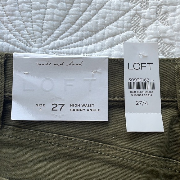 Loft High Waist Skinny Ankle - Picture 2 of 6